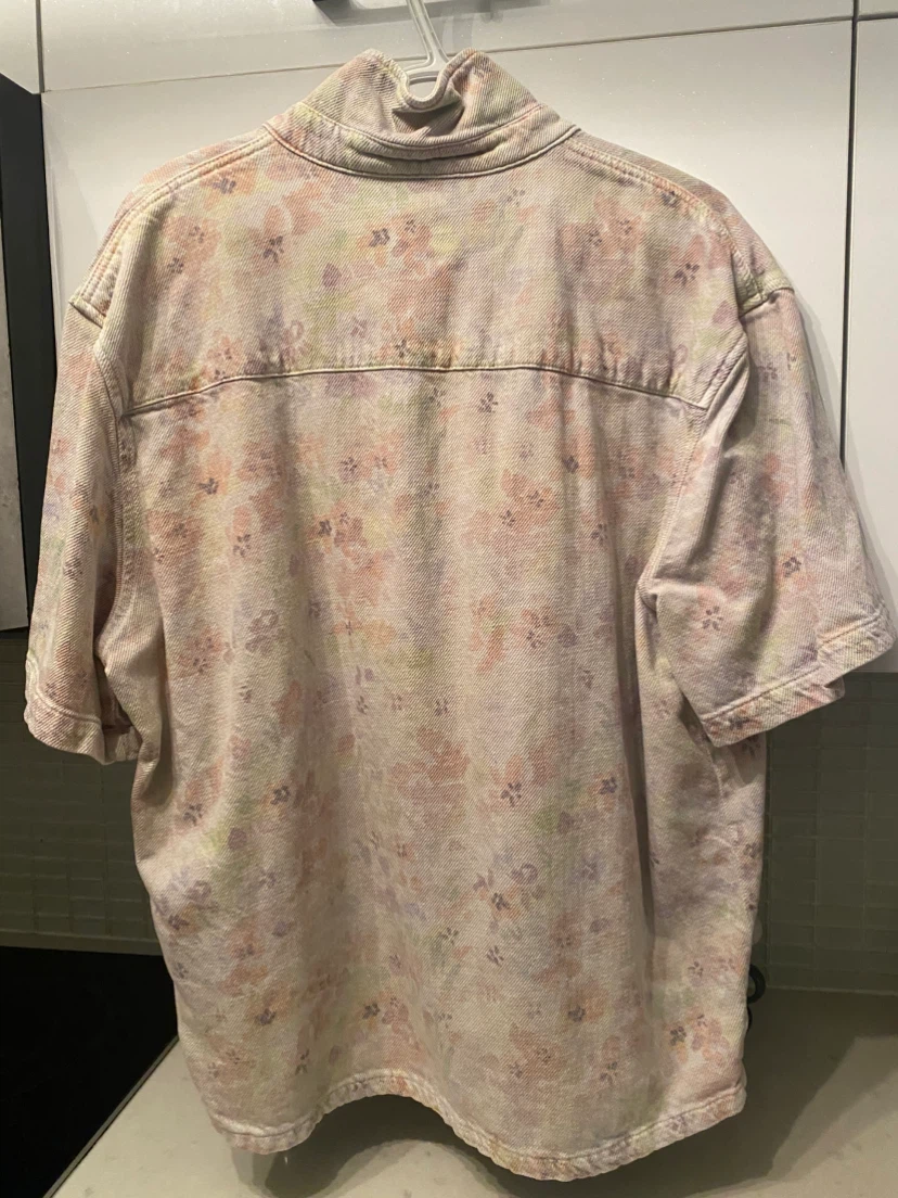 Men’s Zara Short Sleeve Button-Up Shirt - Floral Print - photo 3