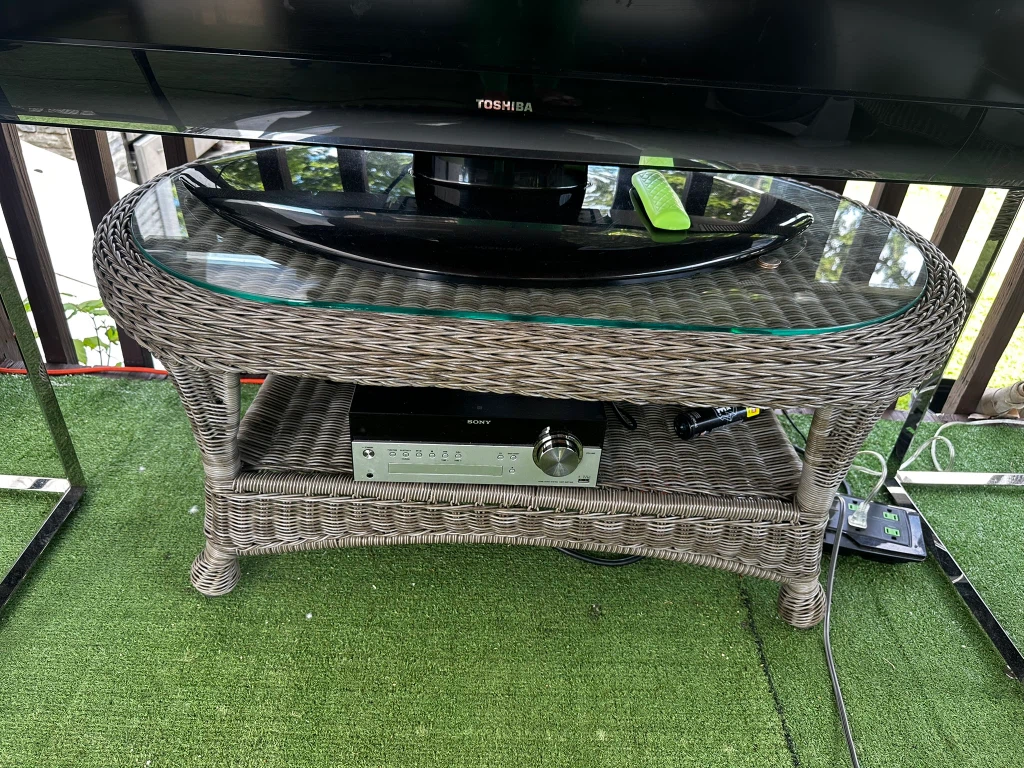 Wicker Patio Sofa with Cushions - photo 2