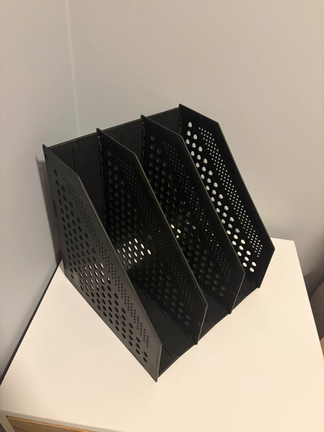 SAYEEC 2 Pcs Collapsible Magazine File Holder - Black