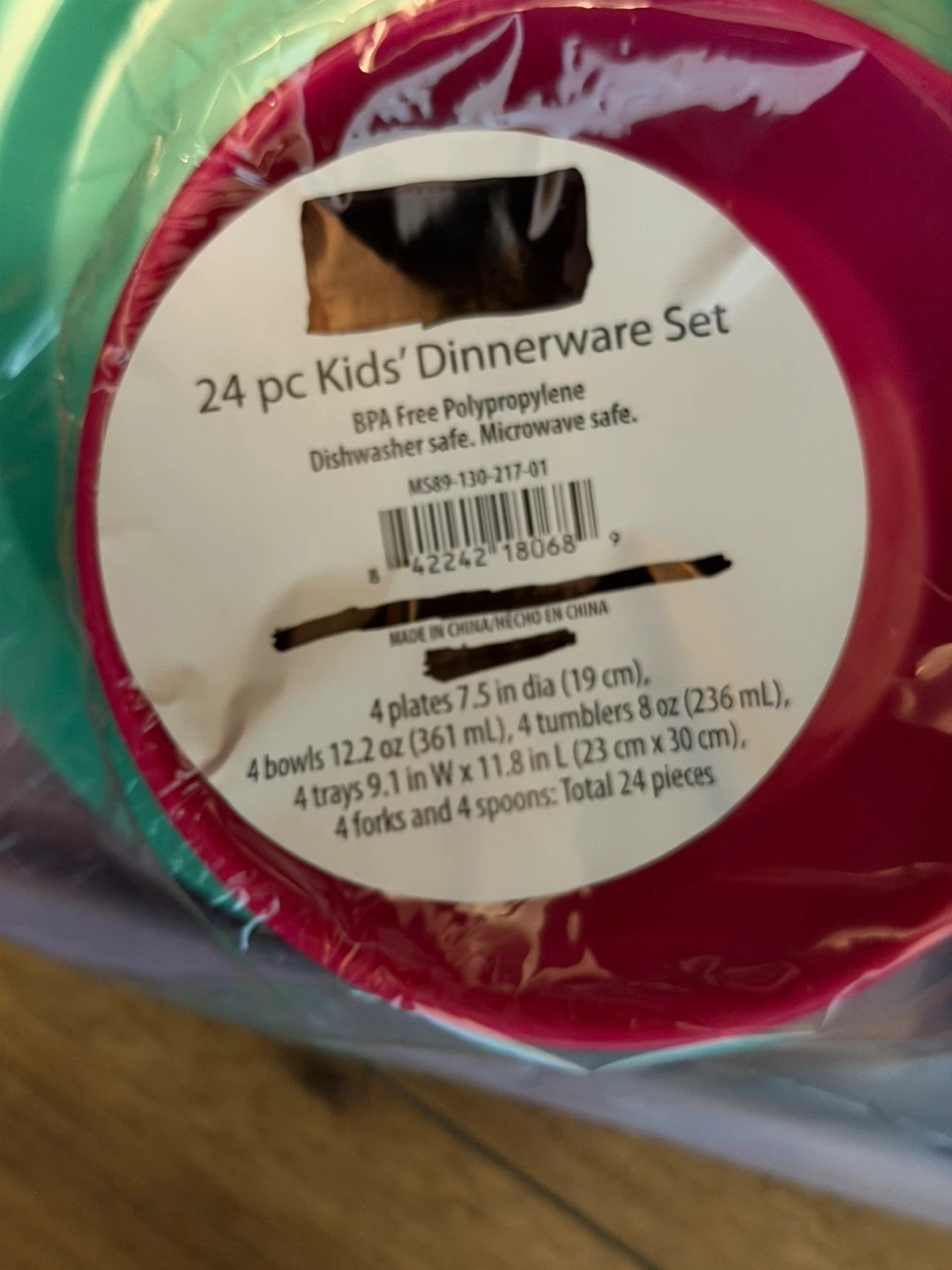 24 pc Kids' Dinnerware Set - photo 3