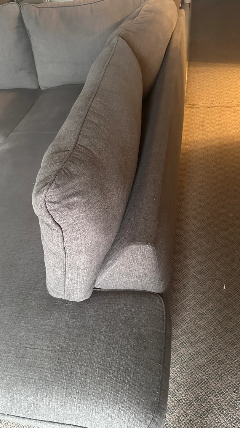 Grey Sectional Sofa - photo 3