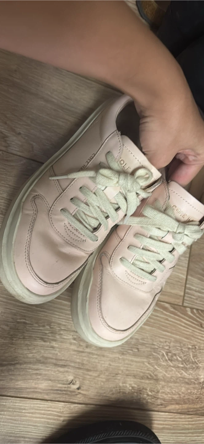 Cole Haan Pink Leather Sneakers