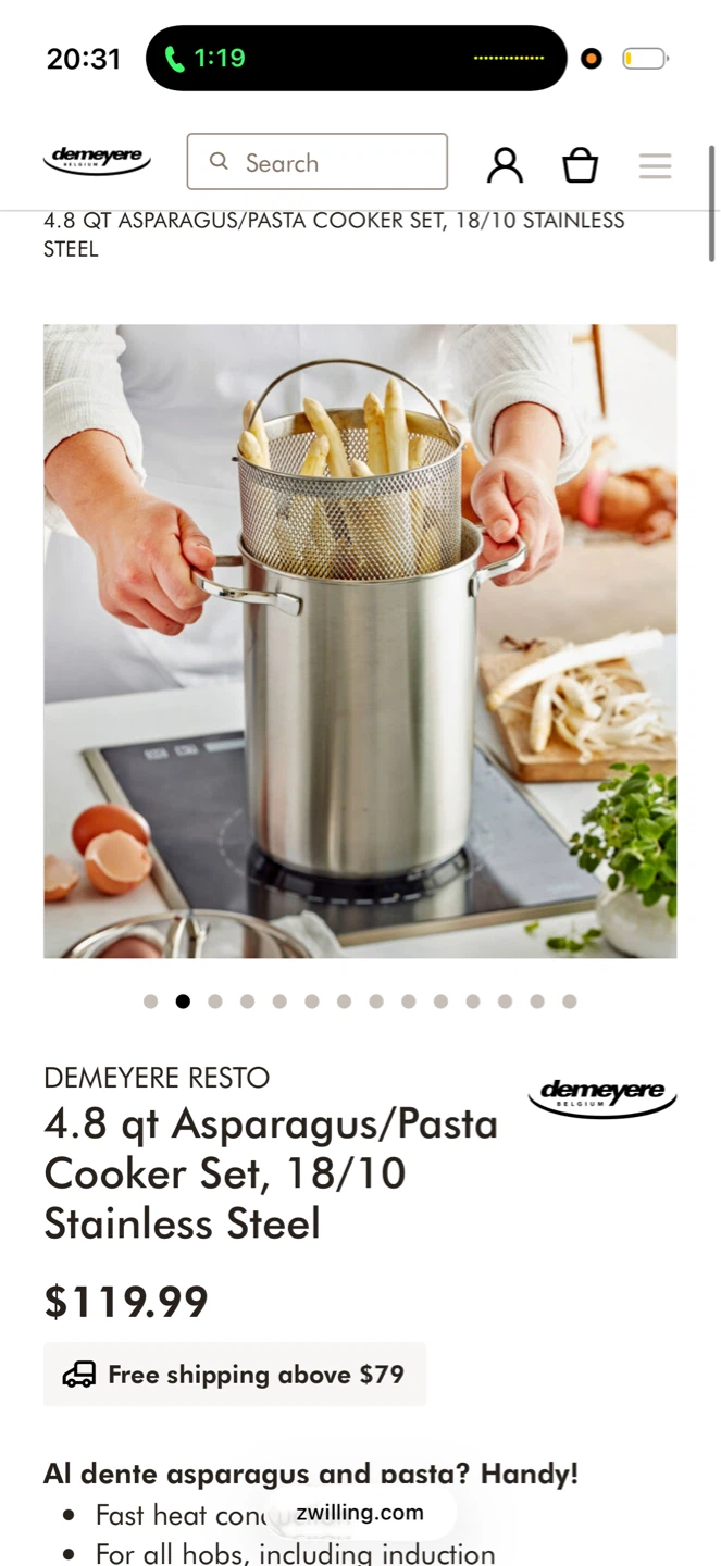 Demeyere Pasta Pot
