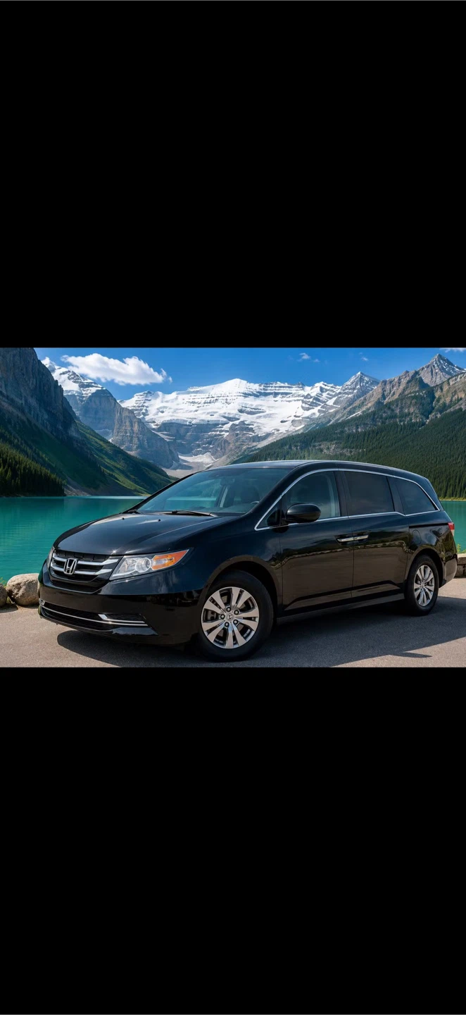 2016 Black Honda Odyssey EX-L Minivan