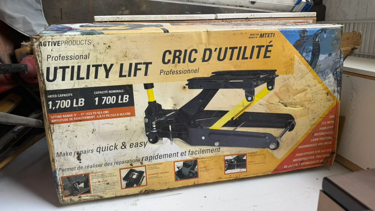 motorcycle Utility Lift - 1700 LB Capacity