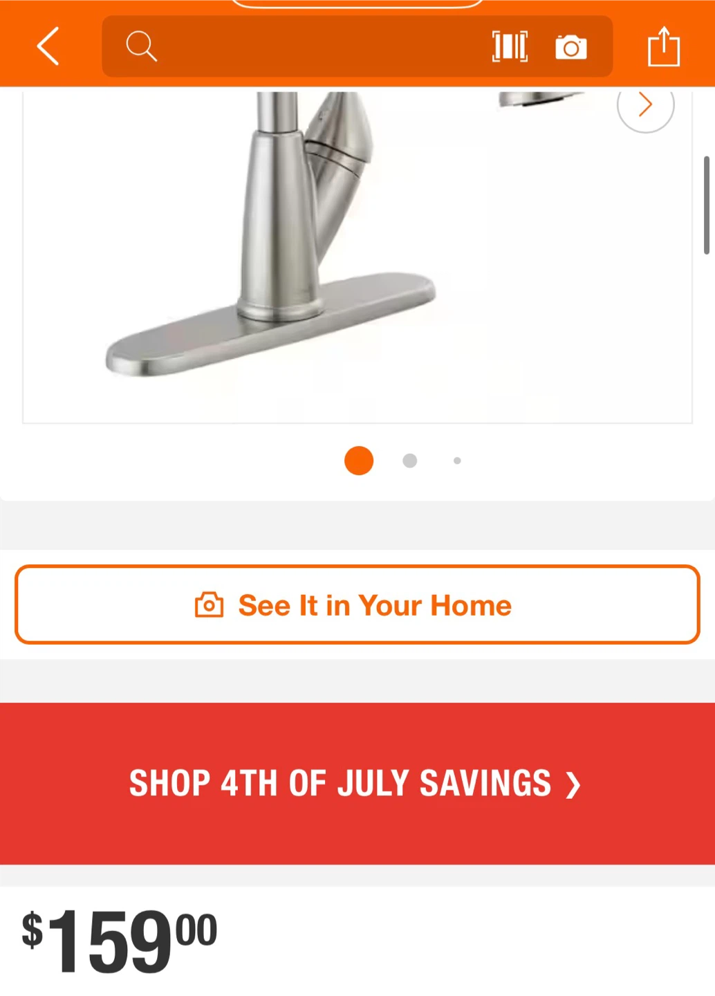 Delta Classic Single Handle Pull Down Kitchen Faucet - photo 2