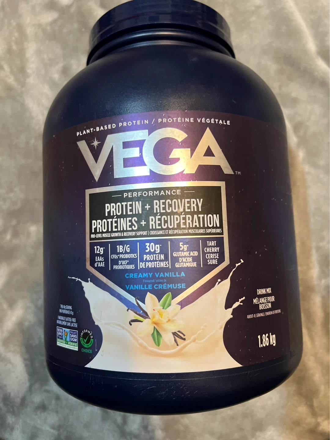 Vega Performance Protein + Recovery Creamy Vanilla 1.86kg