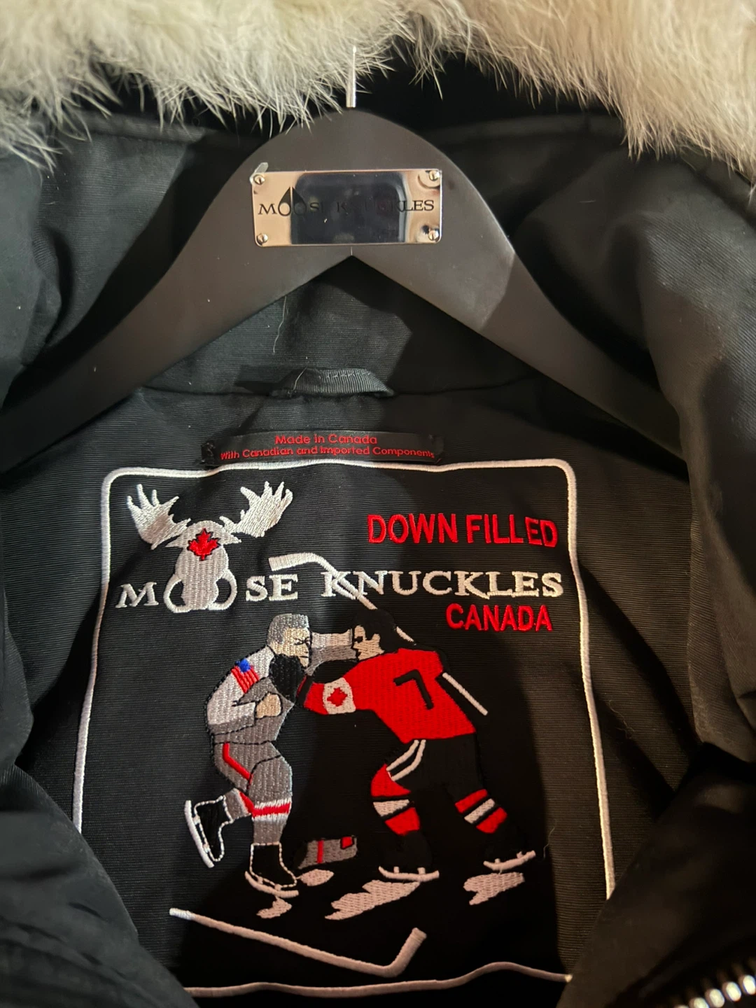 Moose Knuckles Down Filled Bomber Jacket - photo 3