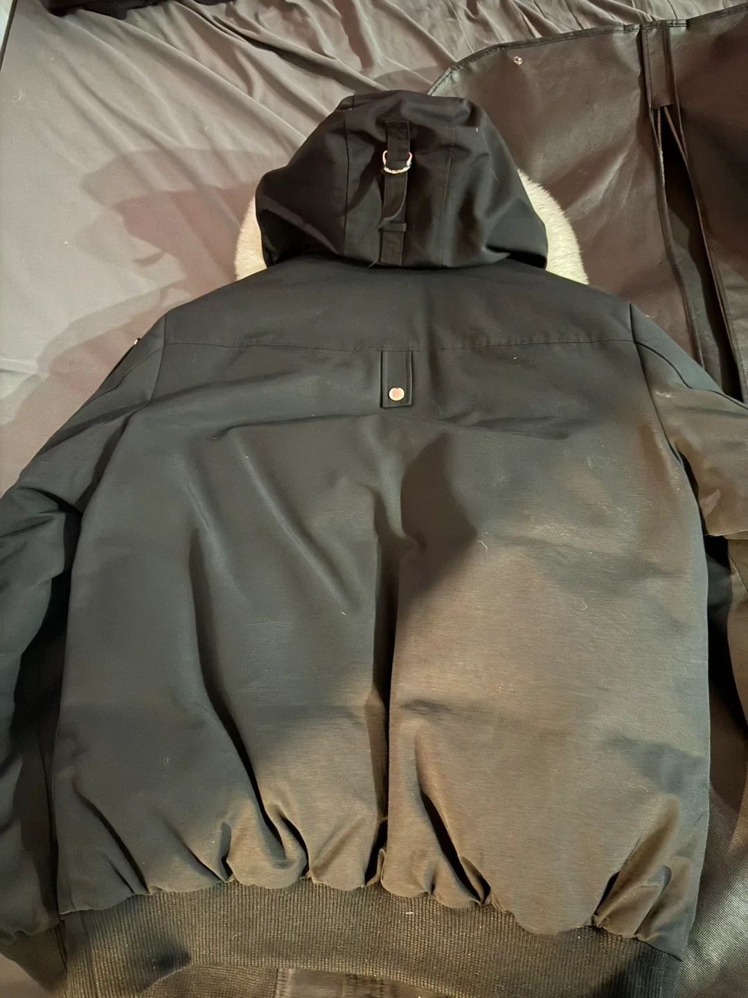 Moose Knuckles Down Filled Bomber Jacket - photo 4