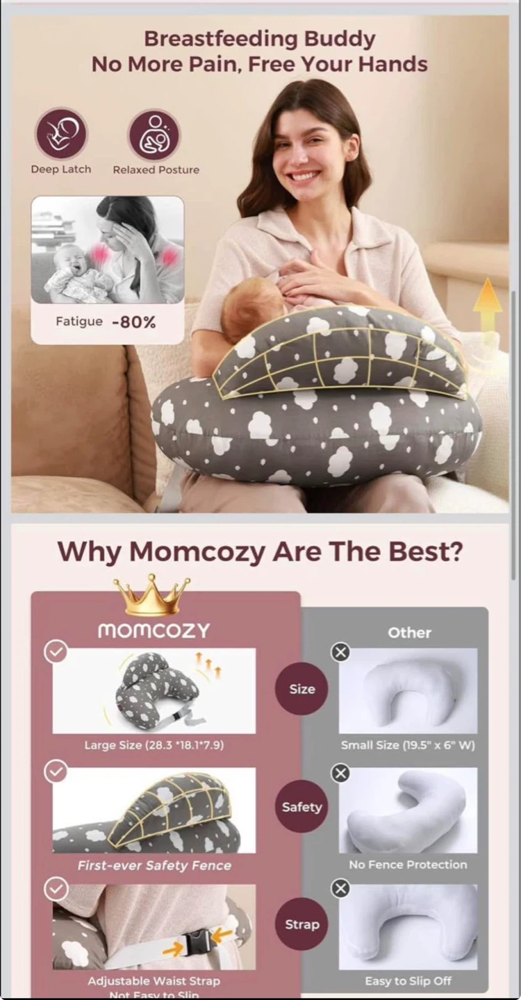 Momcozy Nursing Pillow - photo 3