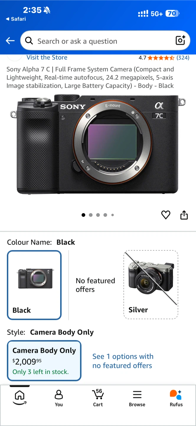 Sony A7C + FE 35mm f/1.8 Lens (Almost Brand New) - photo 5