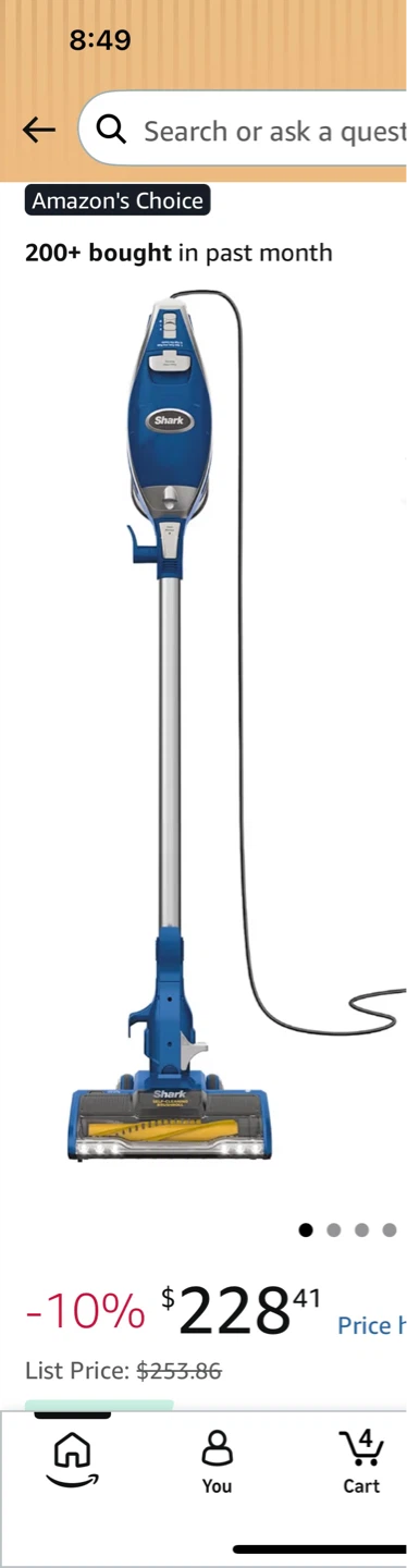 Shark Rocket Self-Cleaning Brushroll Vacuum - photo 4