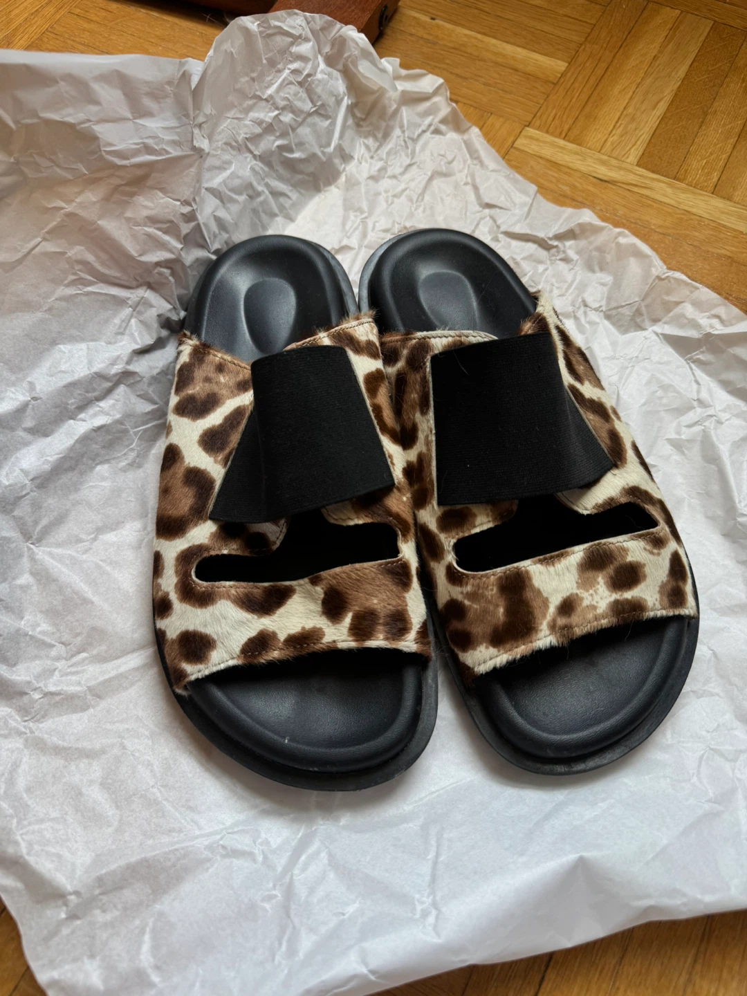 Leopard Print Slides