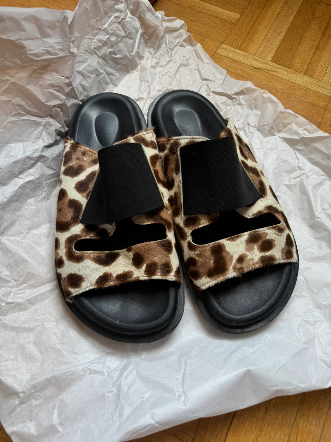 Leopard Print Slides - photo 2