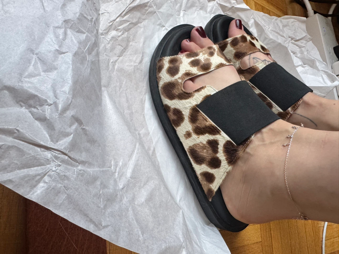Leopard Print Slides - photo 5
