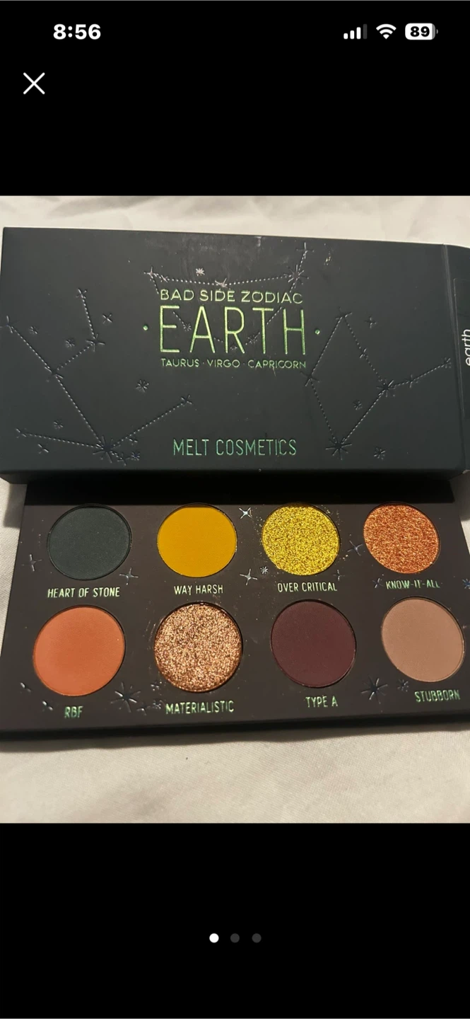 Melt Cosmetics Bad Side Zodiac Earth Eyeshadow Palette