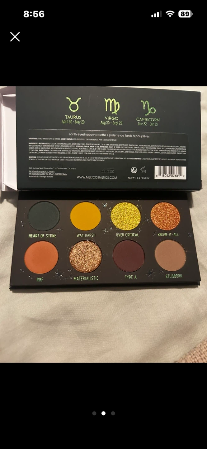 Melt Cosmetics Bad Side Zodiac Earth Eyeshadow Palette - photo 3