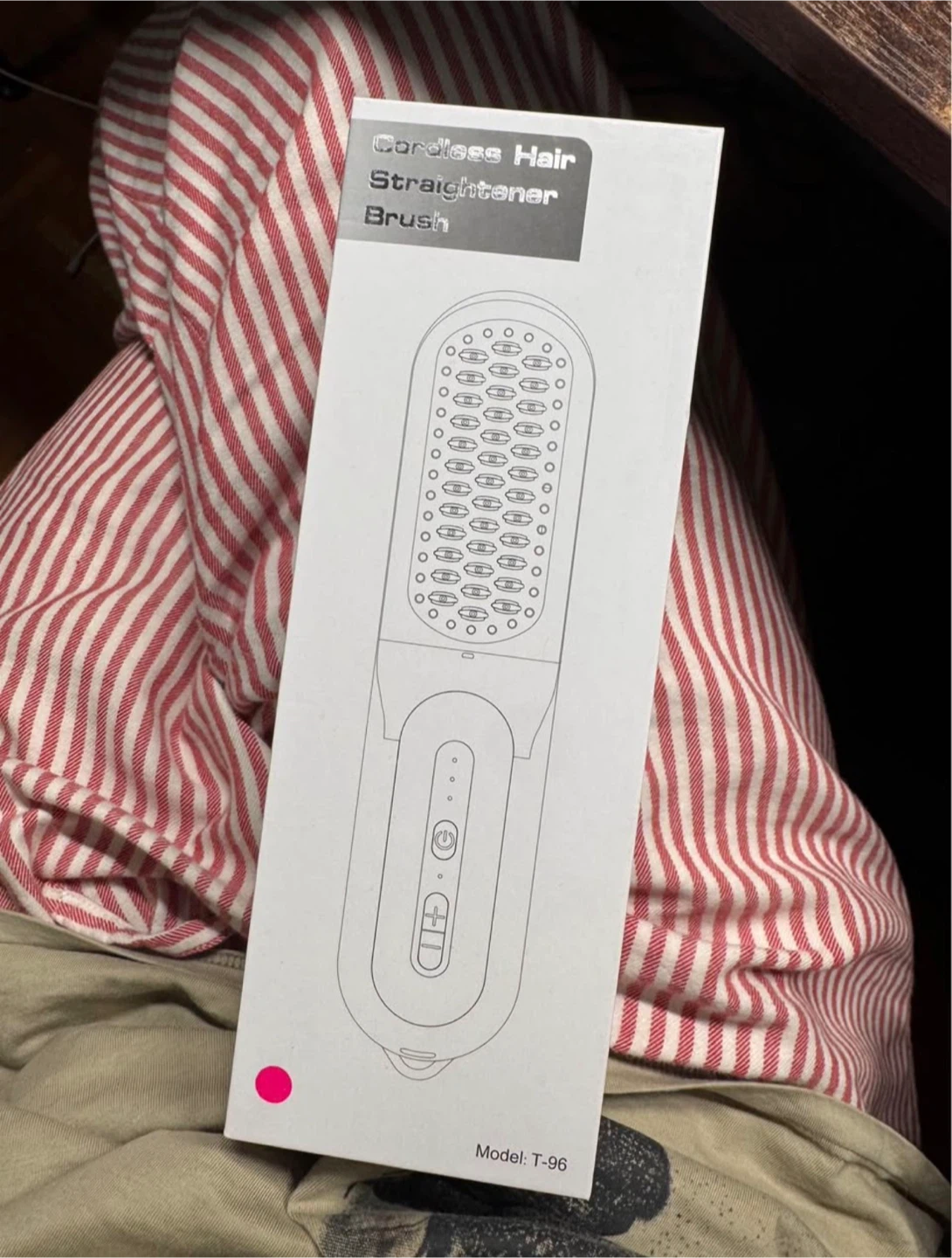 Cordless Hair Straightener Brush