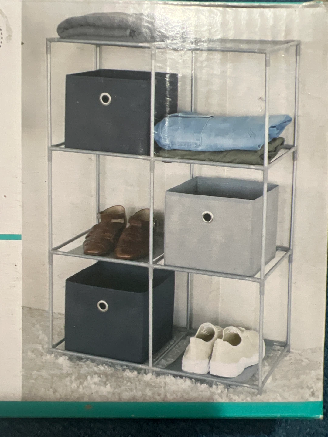 C.O.S. 6-Cube Storage Rack 📦 3 boxes