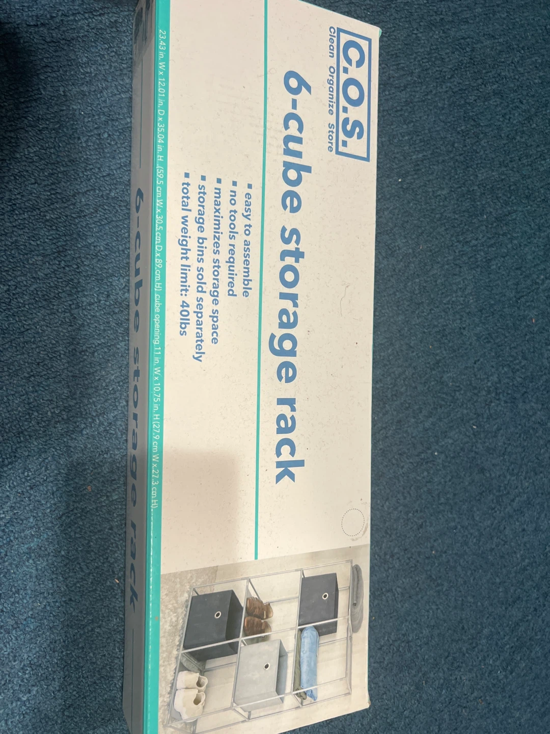 C.O.S. 6-Cube Storage Rack 📦 3 boxes - photo 2
