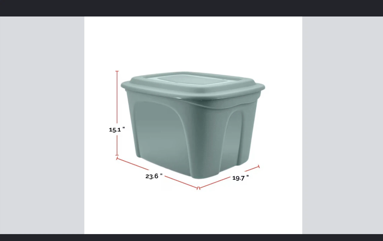 Type A RESTORE 68 L Storage Container