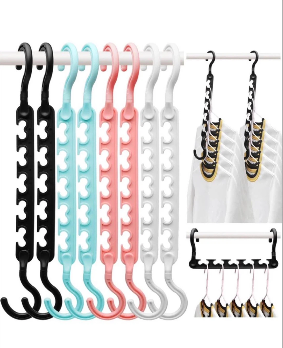 Magic Hanger Clothes Organizer (Set of 8)