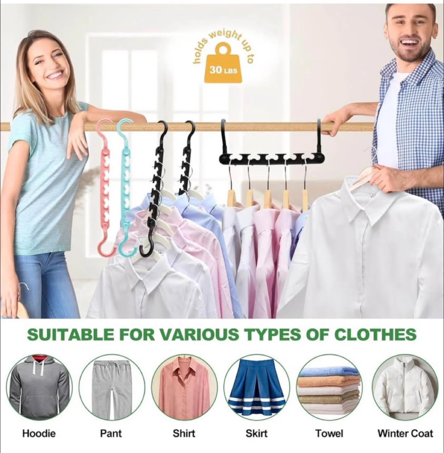 Magic Hanger Clothes Organizer (Set of 8) - photo 2