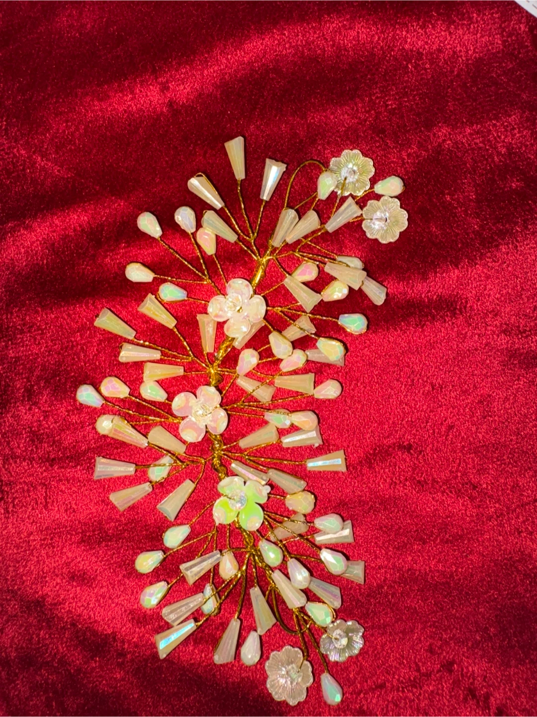 Beaded Hair Vine with Pearls (hair accessories) $20