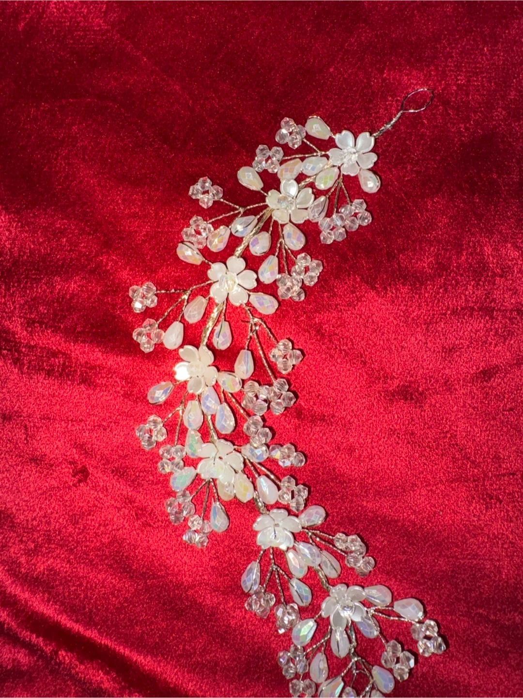 Beaded Hair Vine with Pearls (hair accessories) $20 - photo 4