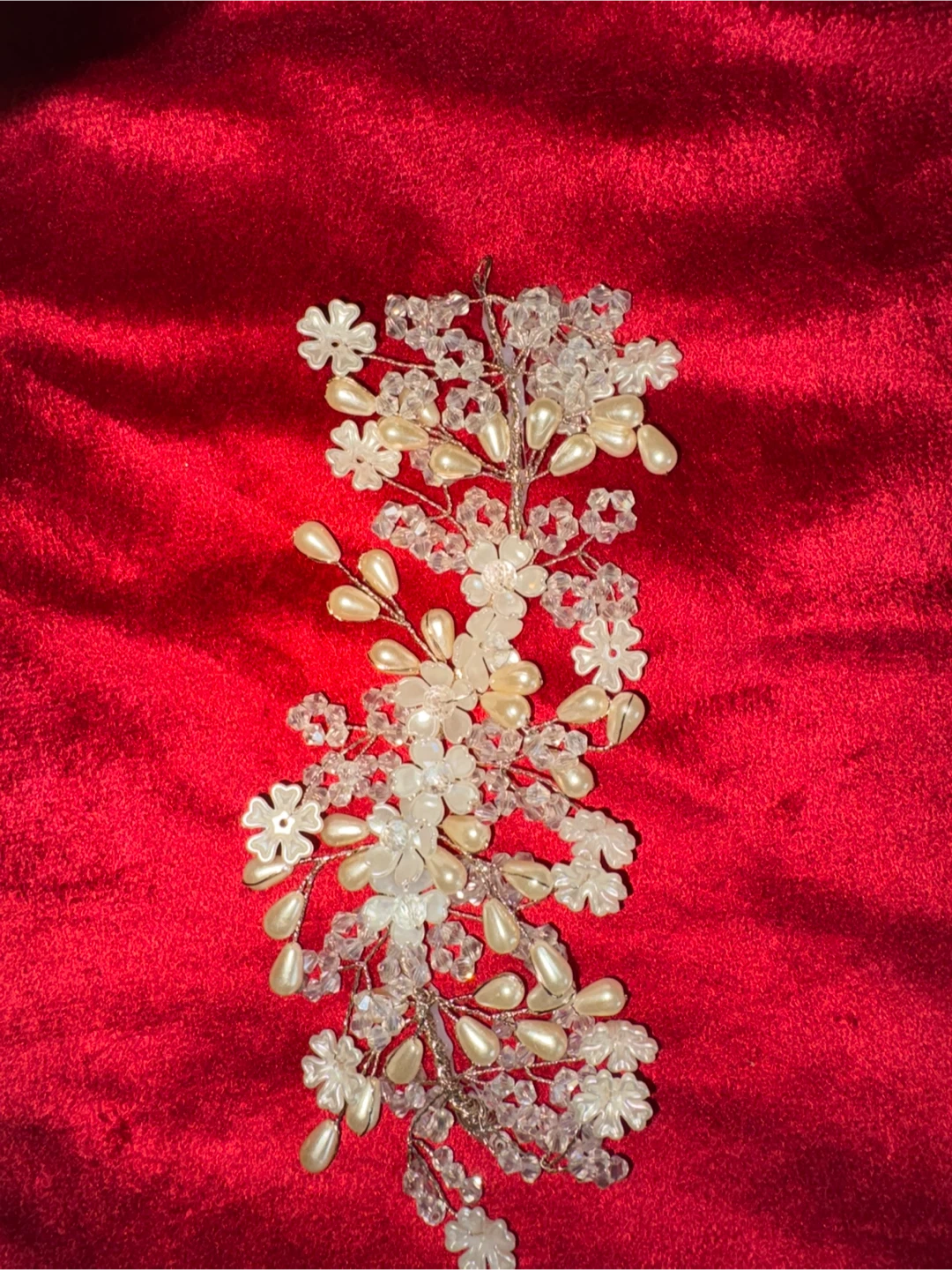 Beaded Hair Vine with Pearls (hair accessories) $20 - photo 5