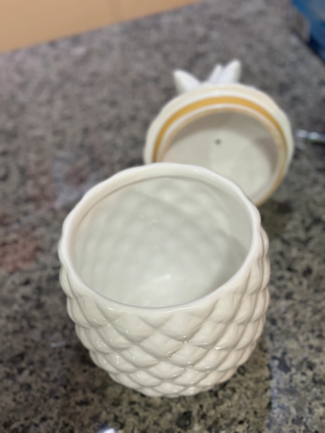White Pineapple Jar - photo 2