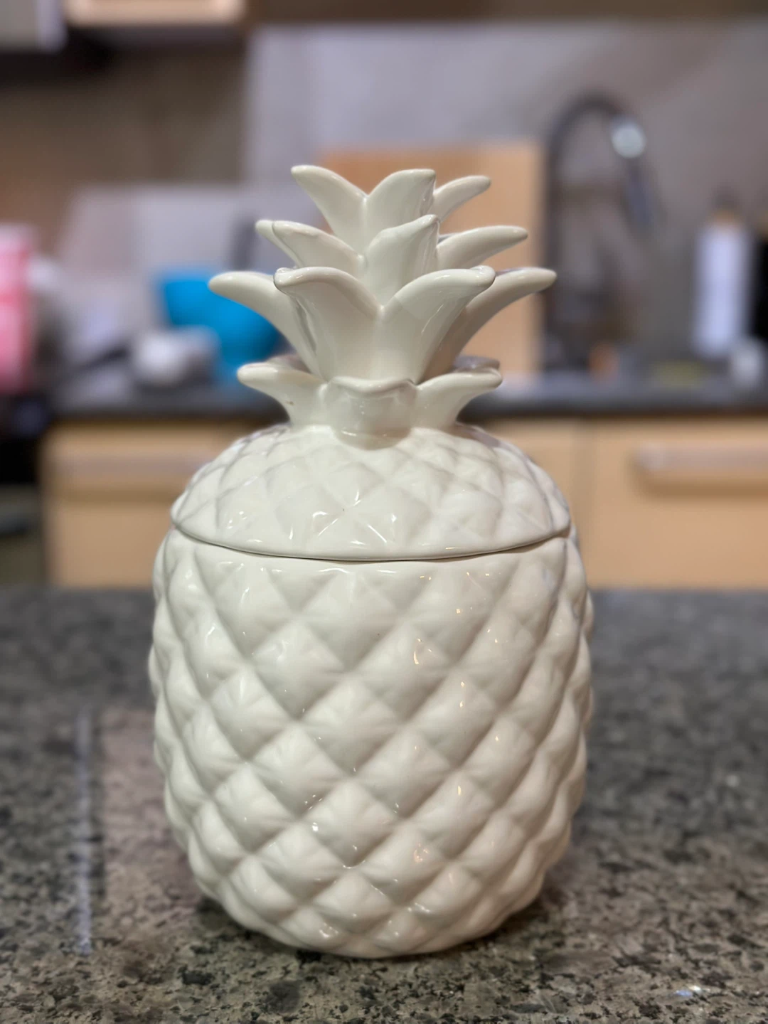 White Pineapple Jar - photo 3