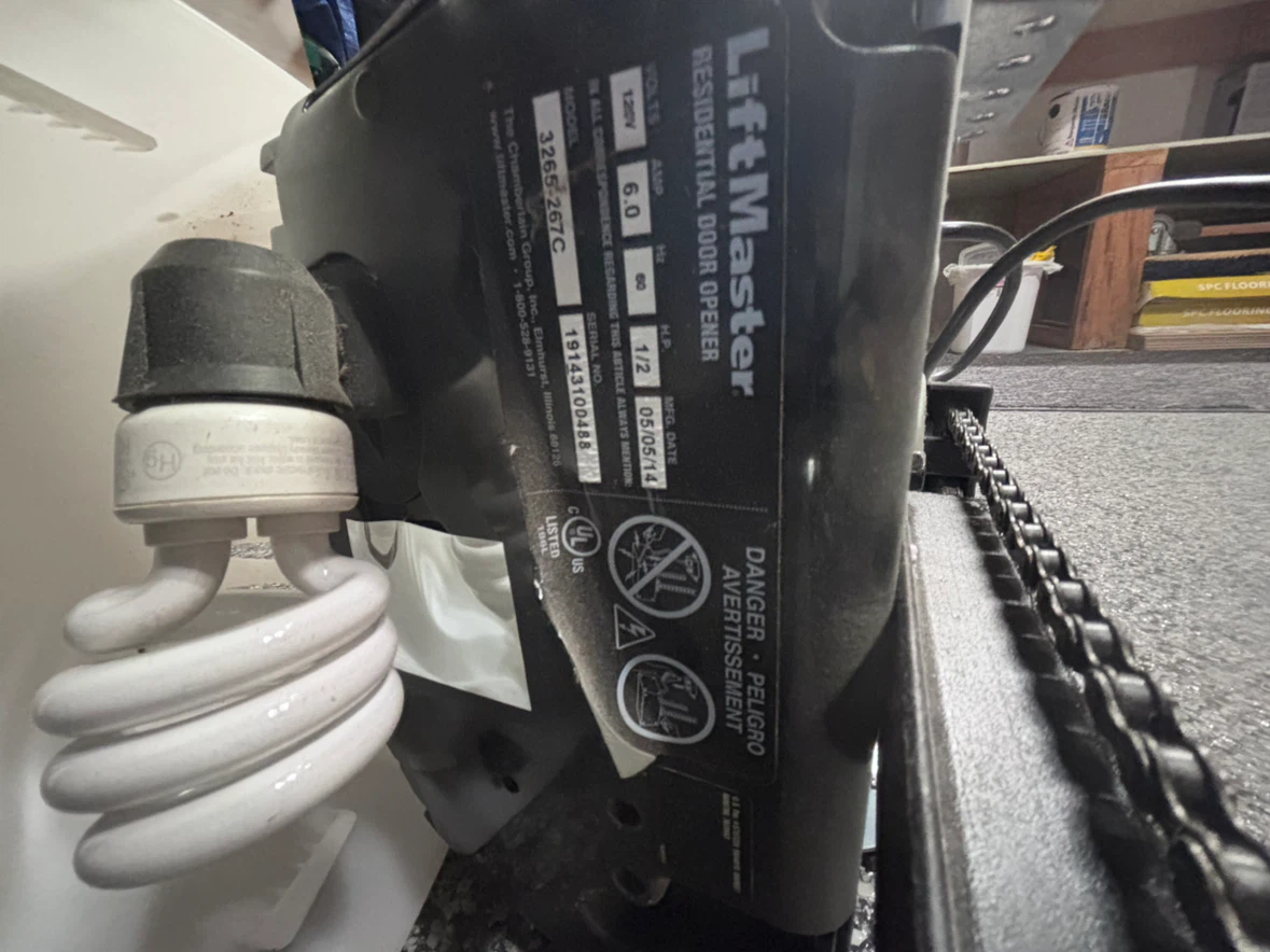 LiftMaster 1/2 H.P. Chain Garage Door Opener with Remotes - photo 3
