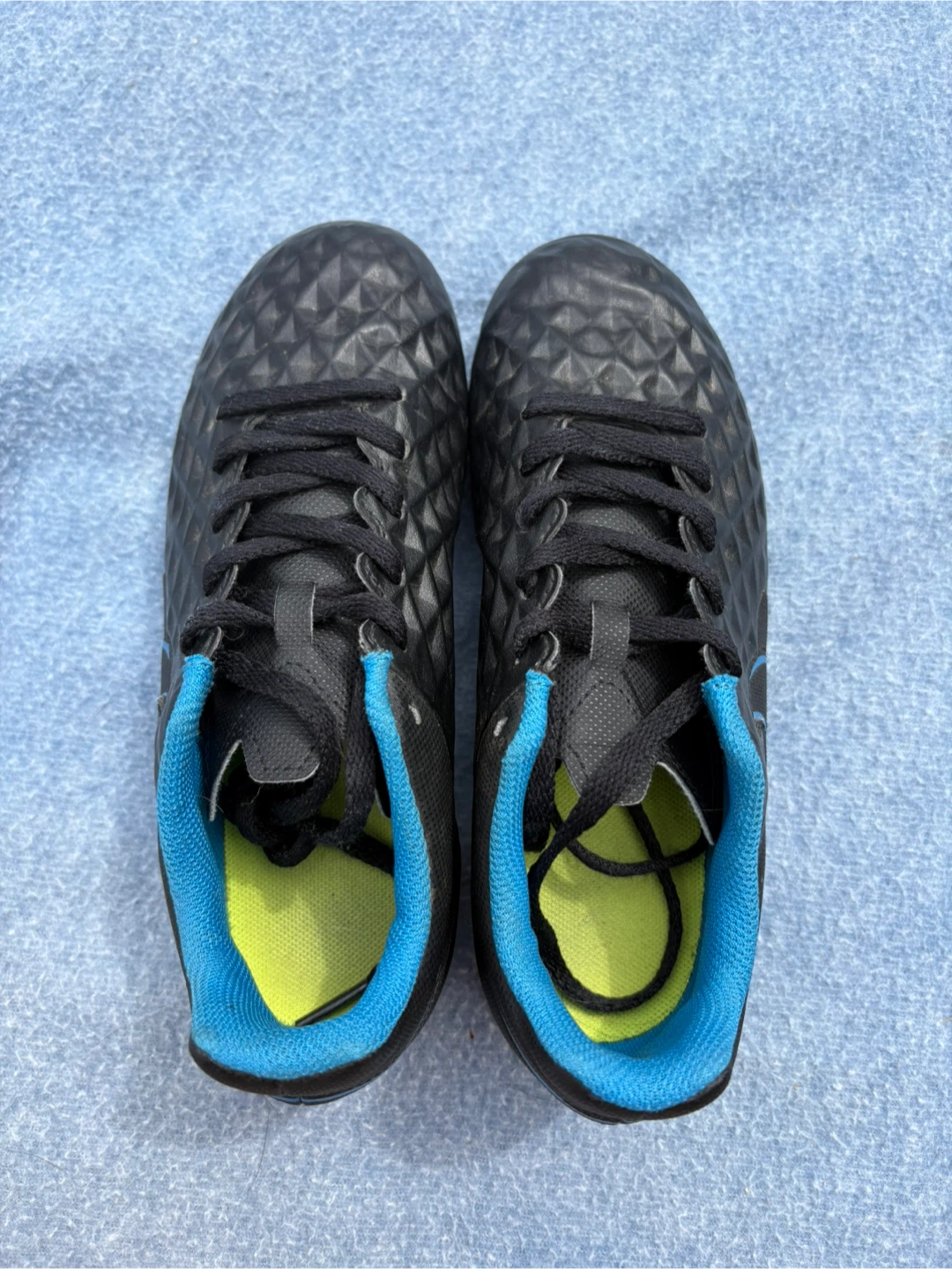 Nike Tiempo Soccer Cleats & Uhlsport Shin Guards