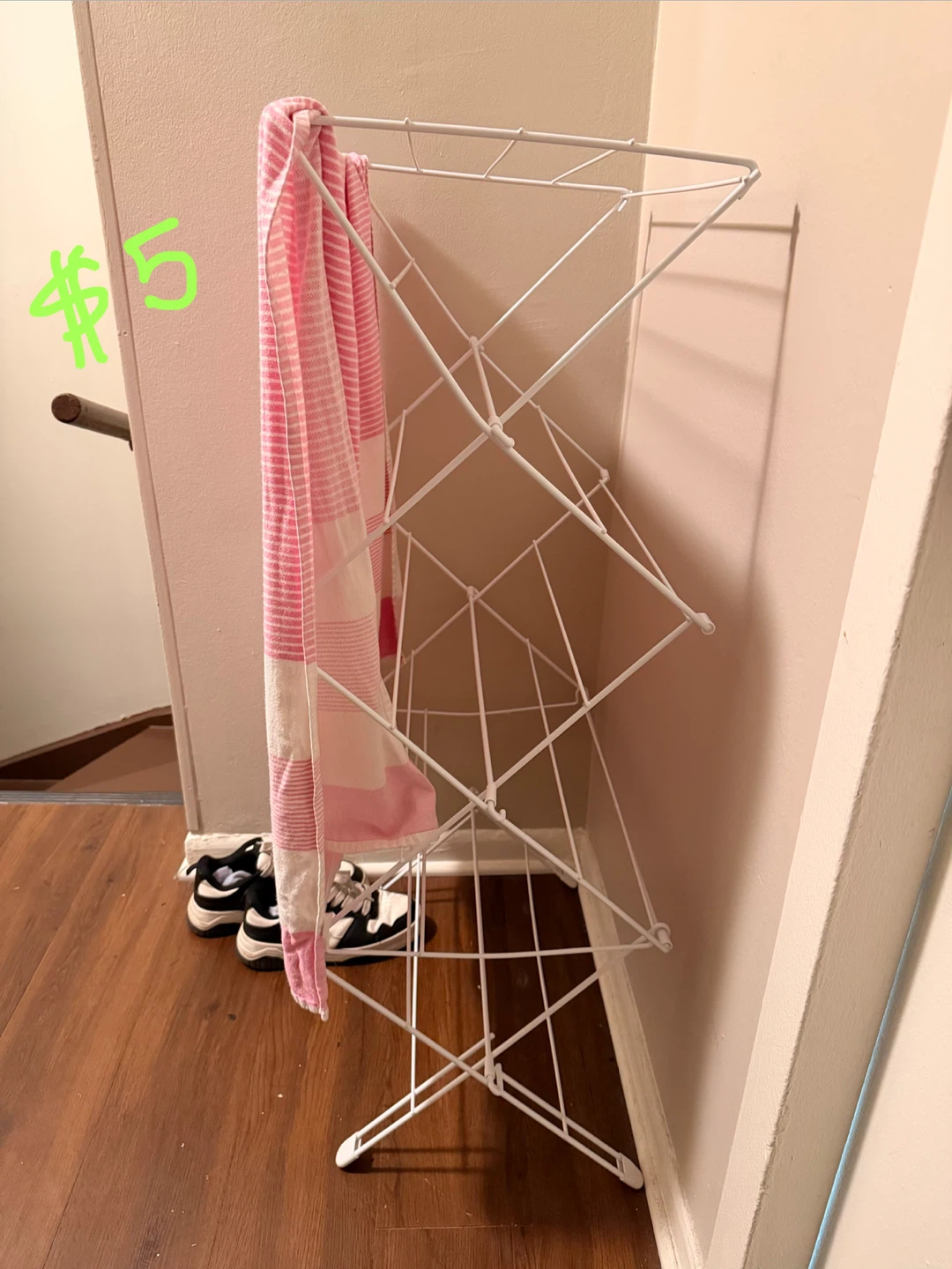 White Folding Drying Rack