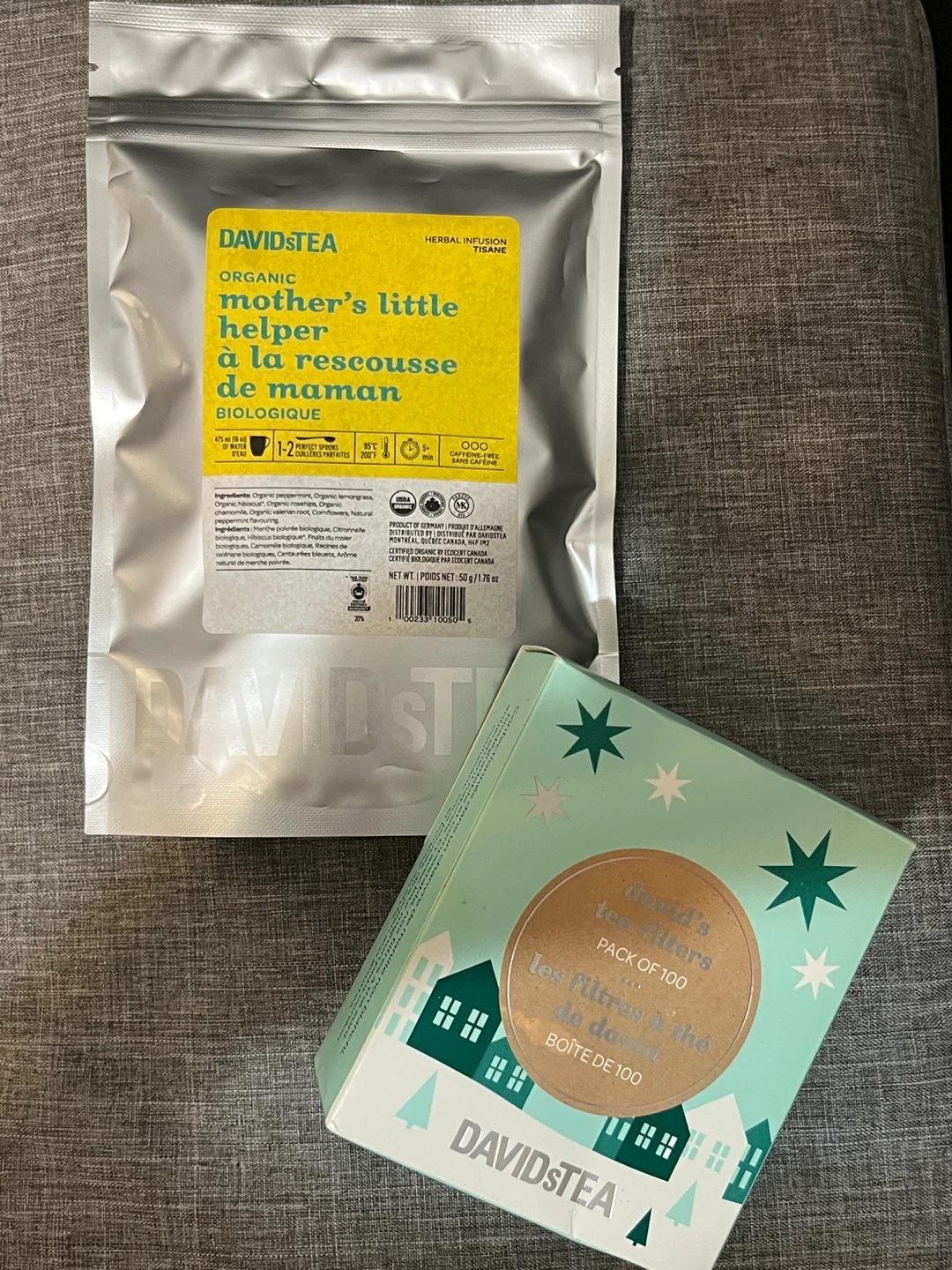 DAVIDsTEA Organic Mother's Little Helper Herbal Tea 50g