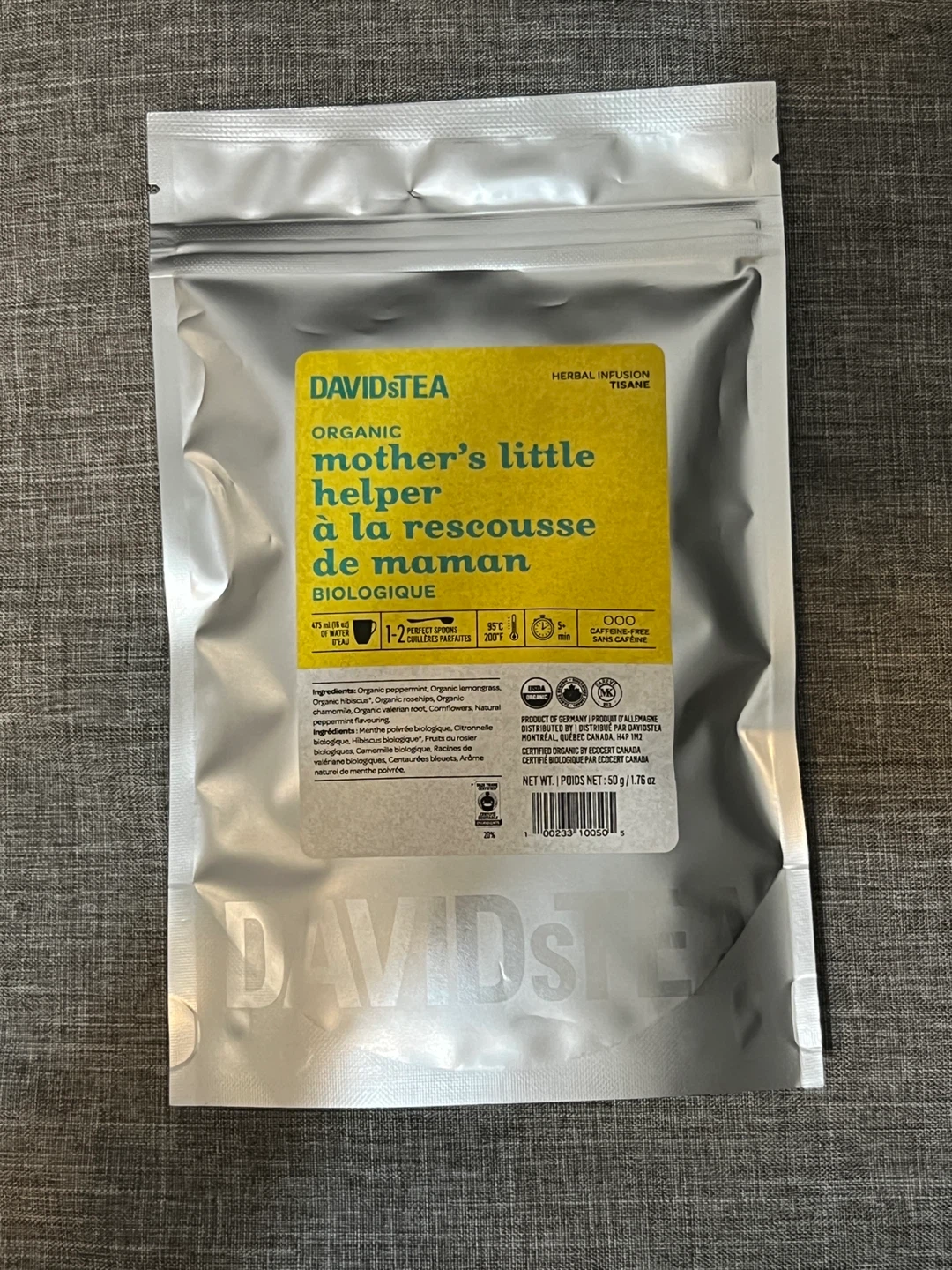 DAVIDsTEA Organic Mother's Little Helper Herbal Tea 50g - photo 2