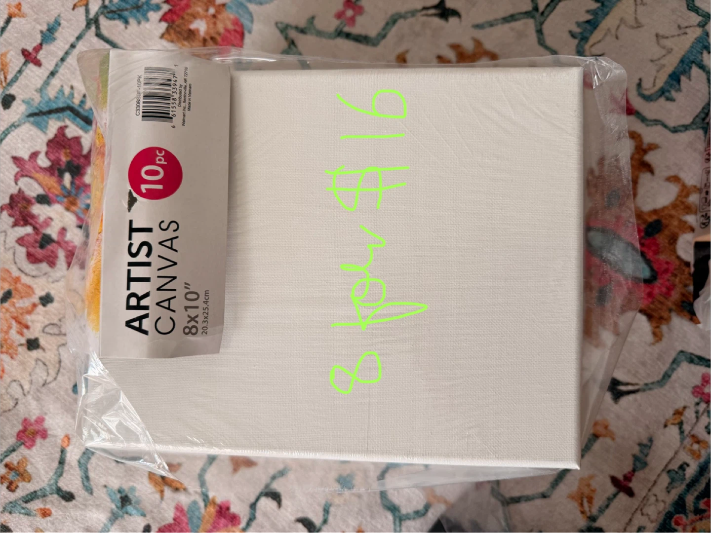 10pc Artist Canvas 8x10 Inch