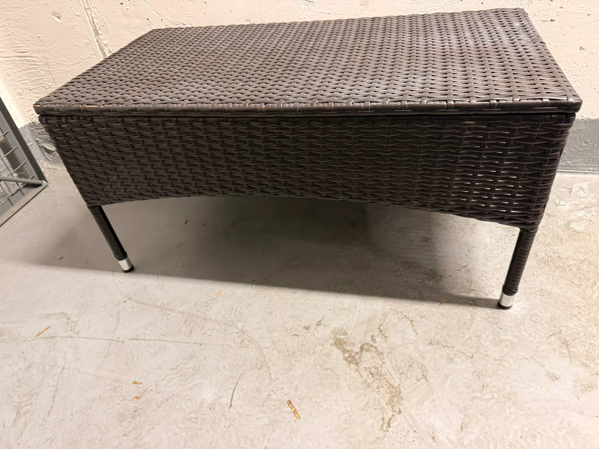 Outdoors  Wicker Coffee Table - photo 2