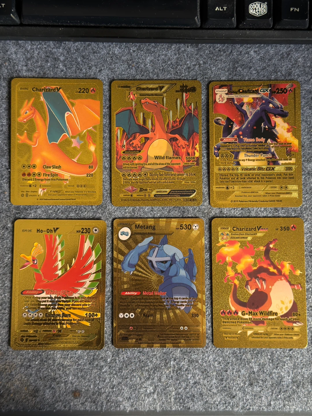 CUSTOM POKEMON CARDS - NOT METAL