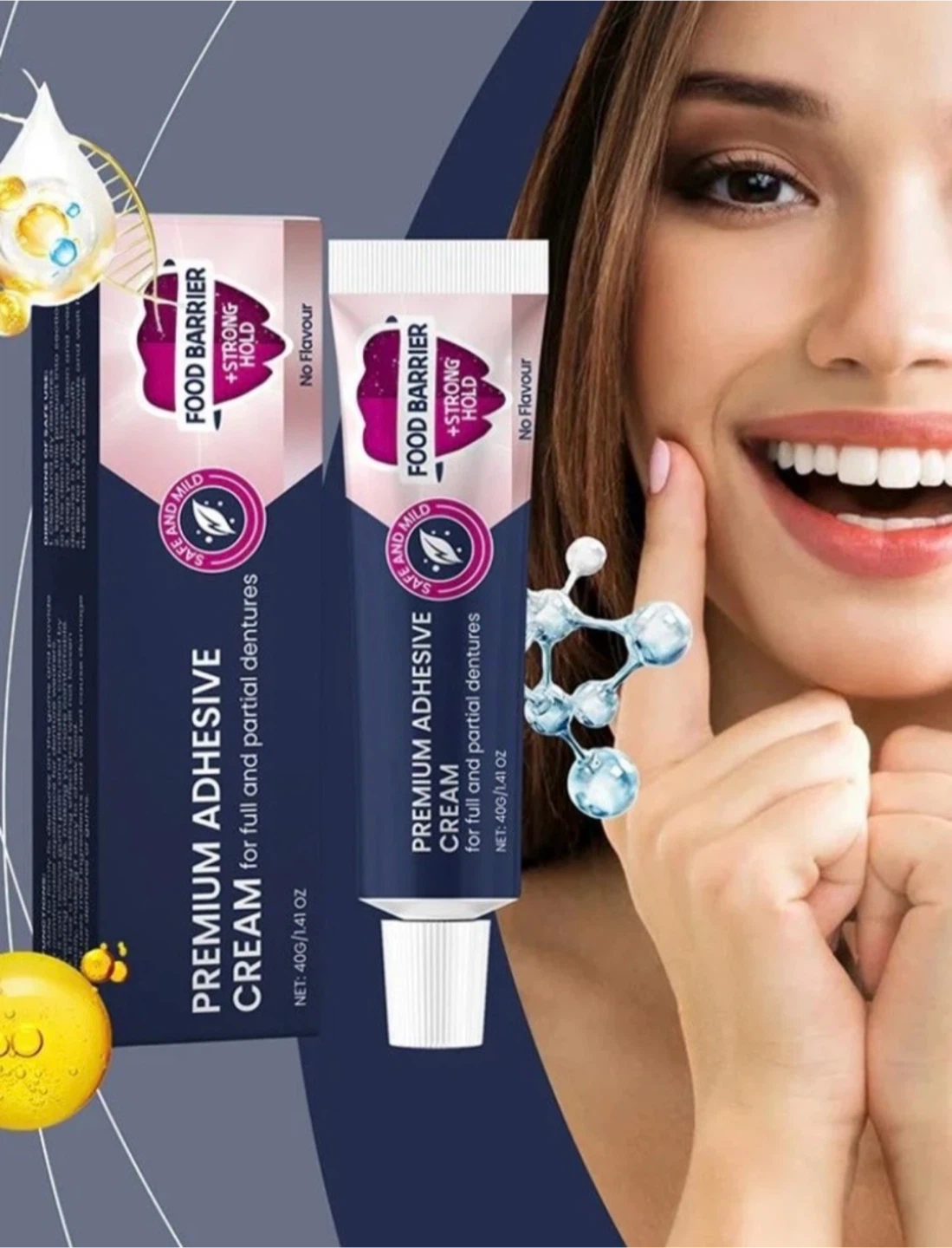 3 Oralhoe Premium Adhesive Cream for Dentures - photo 3