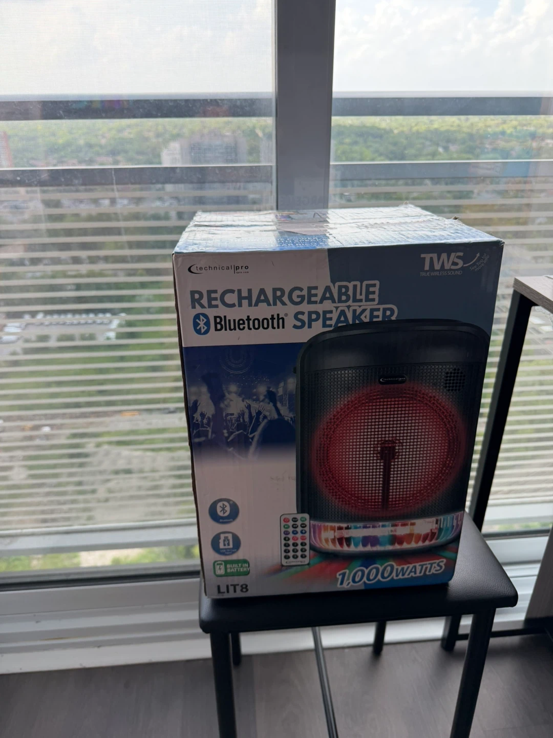 Technical Pro Rechargeable Bluetooth Speaker LIT8 - 1000 Watts