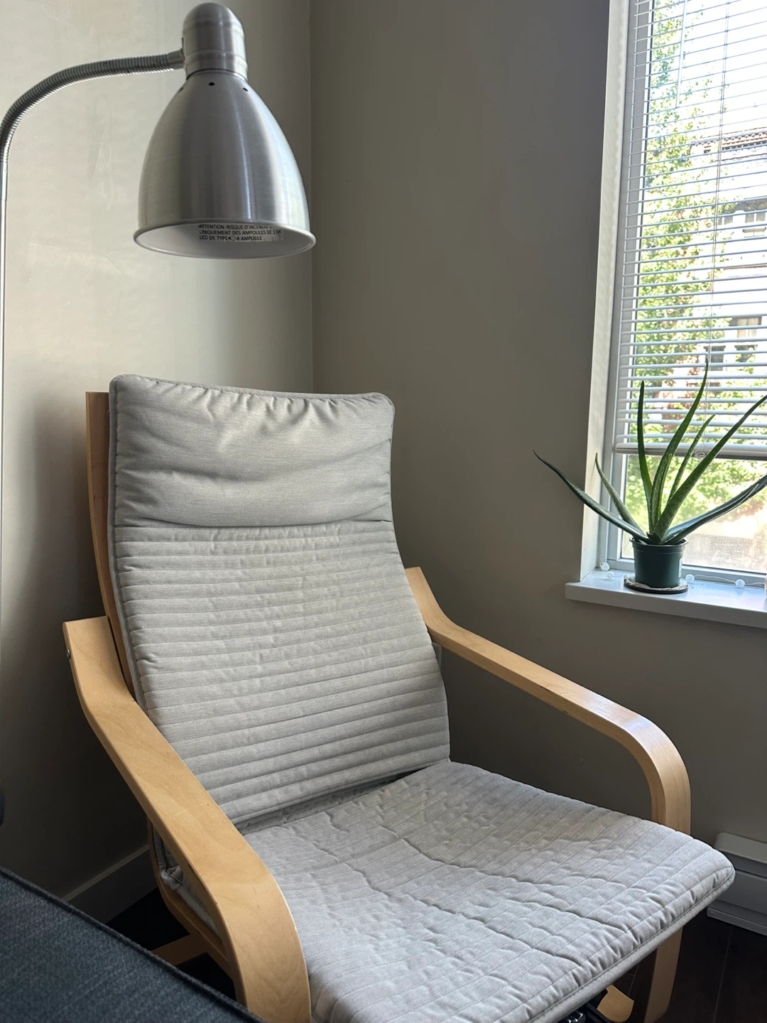 MOVING SALE - IKEA Poäng Armchair - Grey