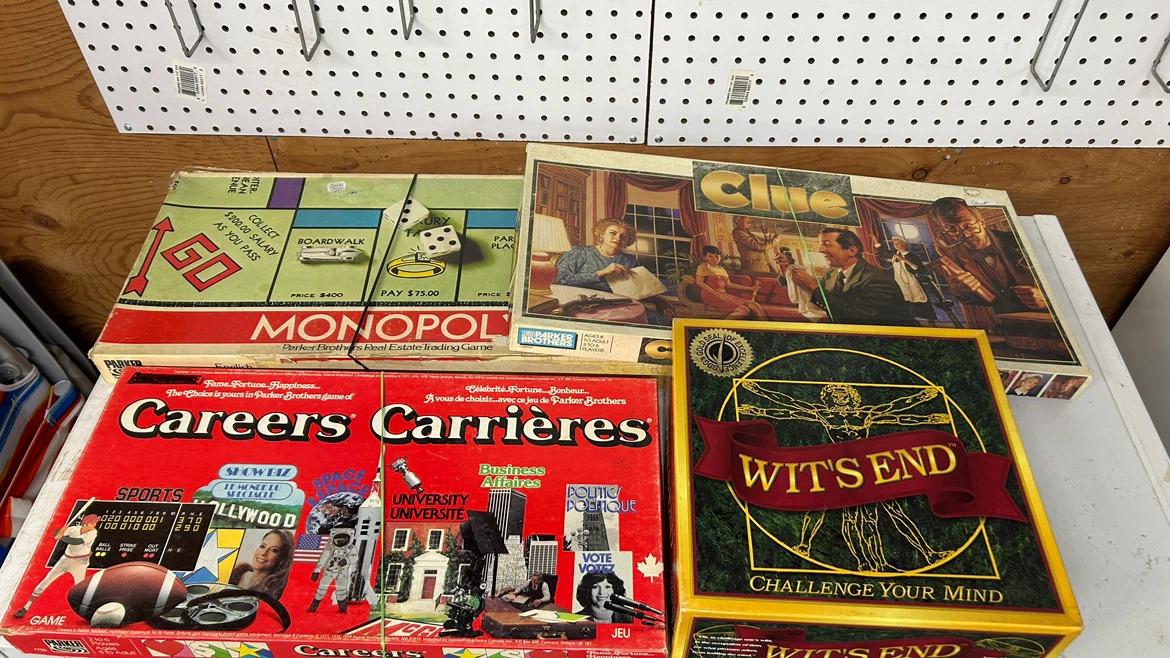All for $10 Board Games: Monopoly, Careers, Clue, Wit's End