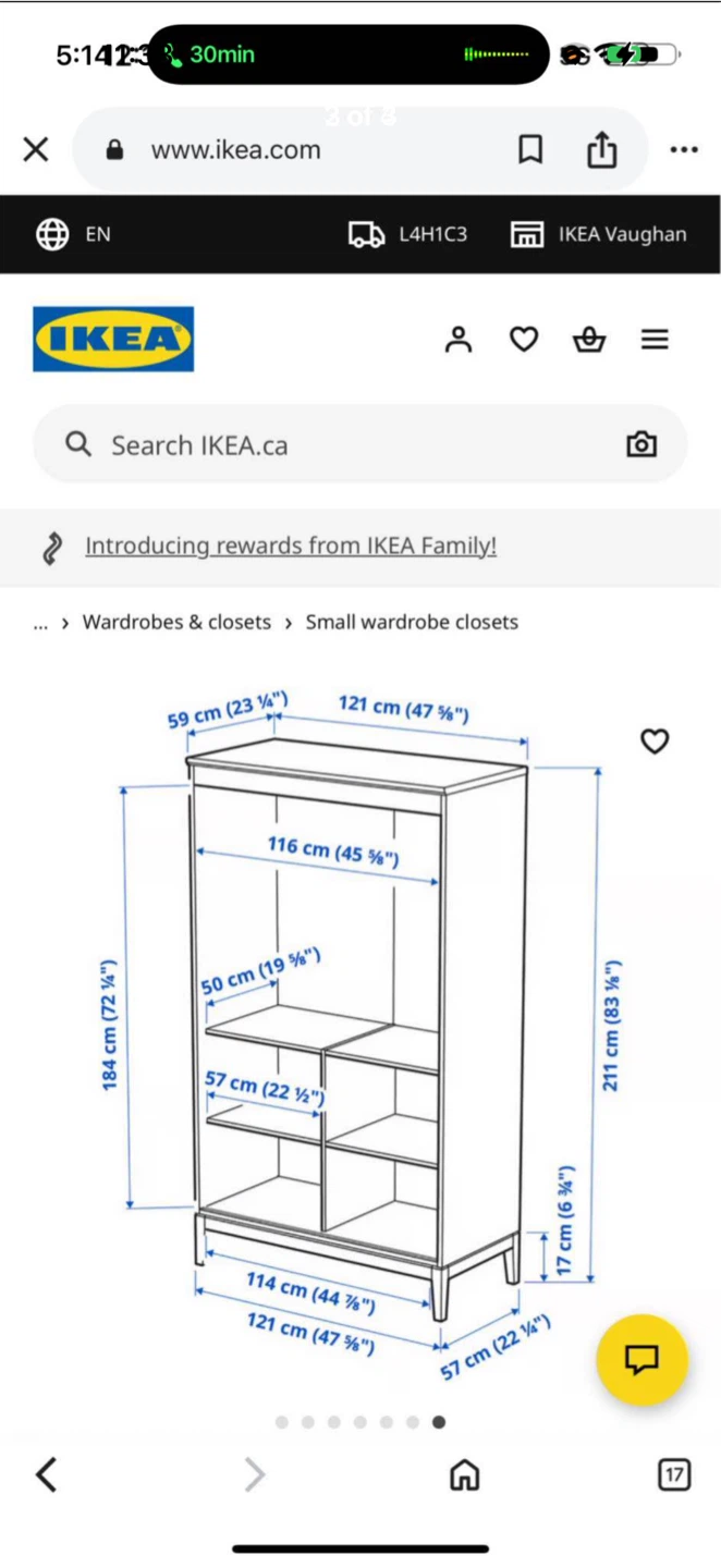IKEA Small Wardrobe Closet - photo 2