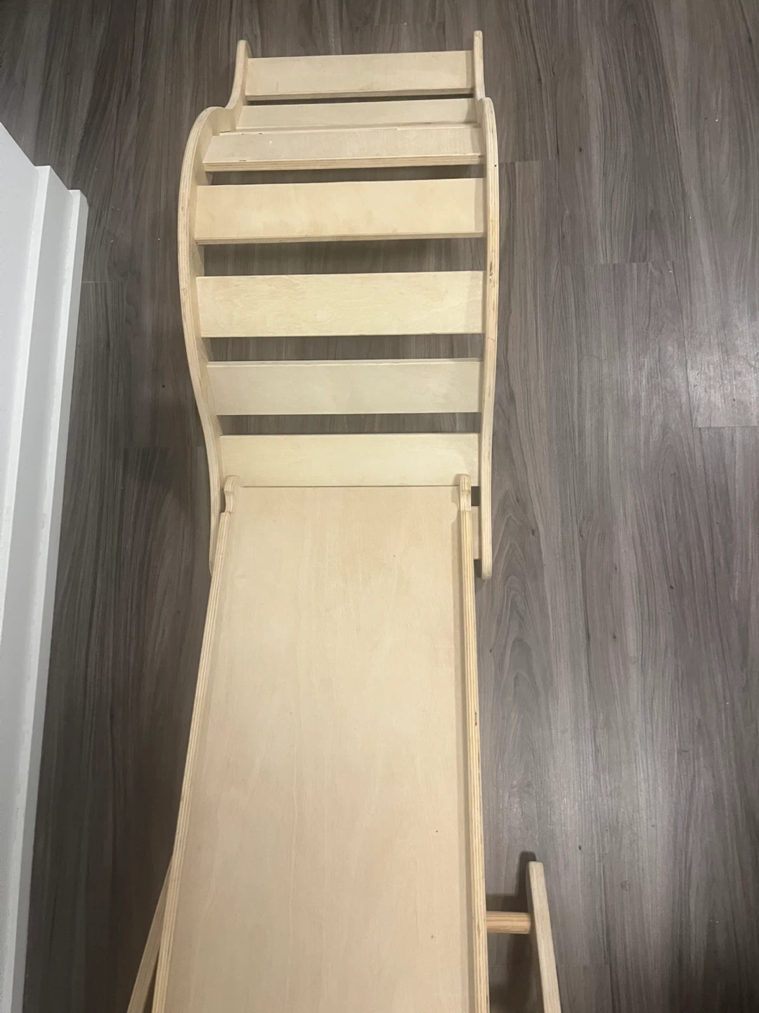Pikler Wooden Climbing Triangle with Slide 5 in 1 - photo 3