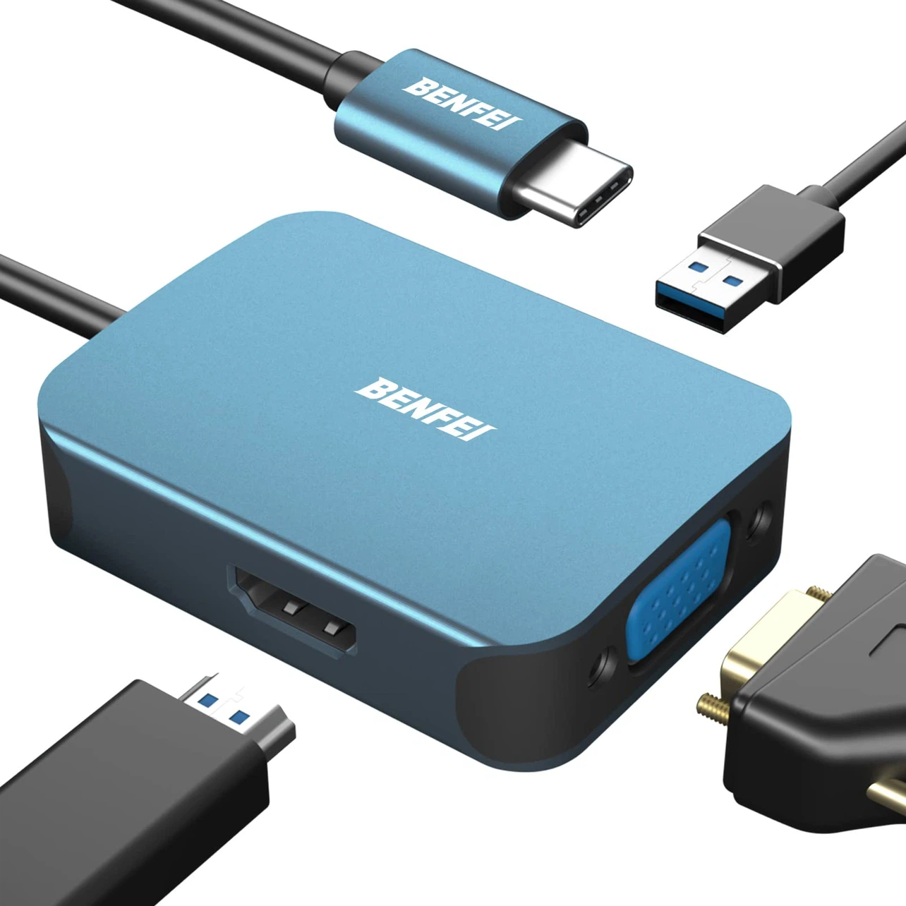 BENFEI USB C Hub Multiport Adapter