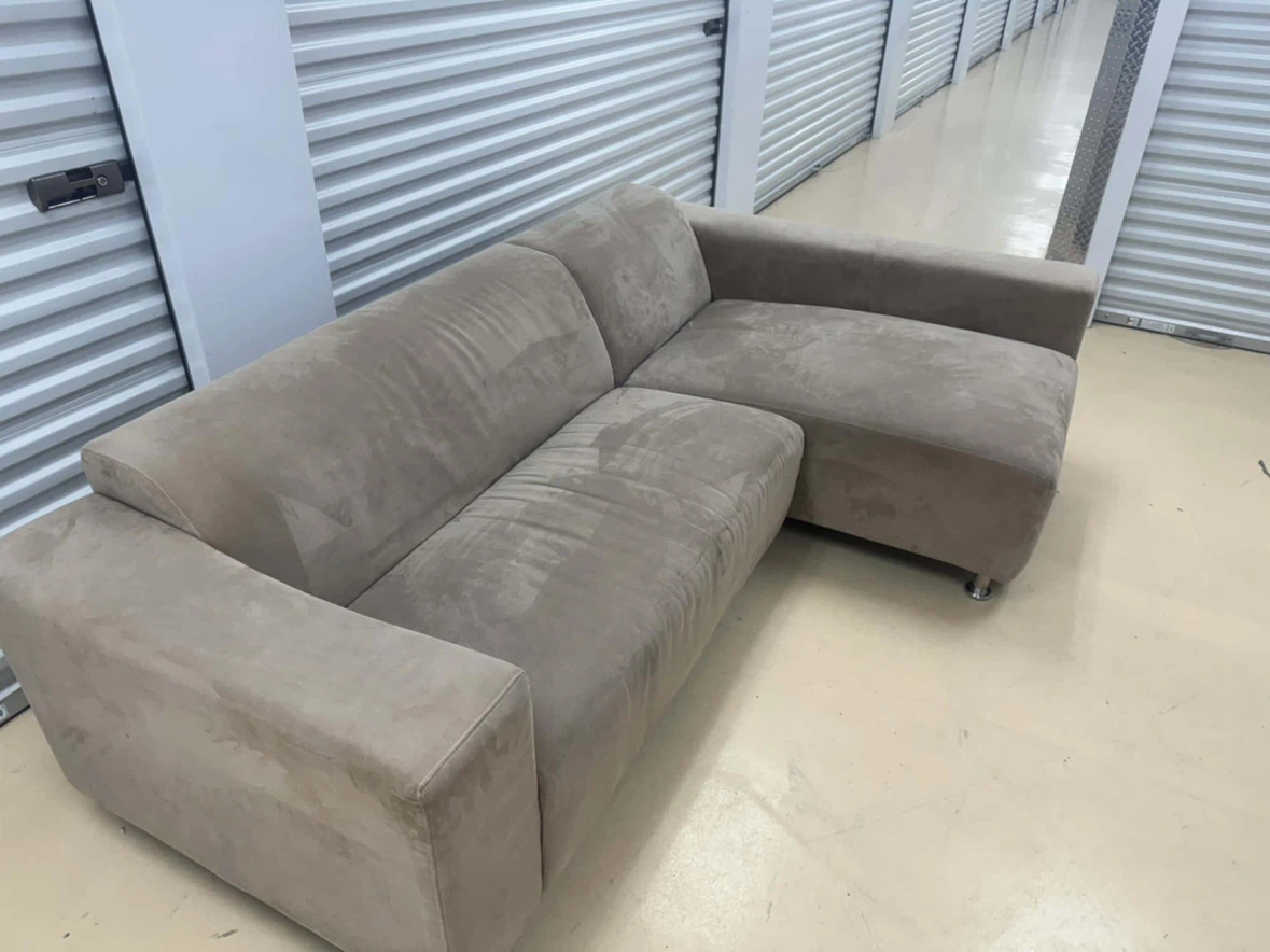 Taupe Sectional Sofa - photo 4