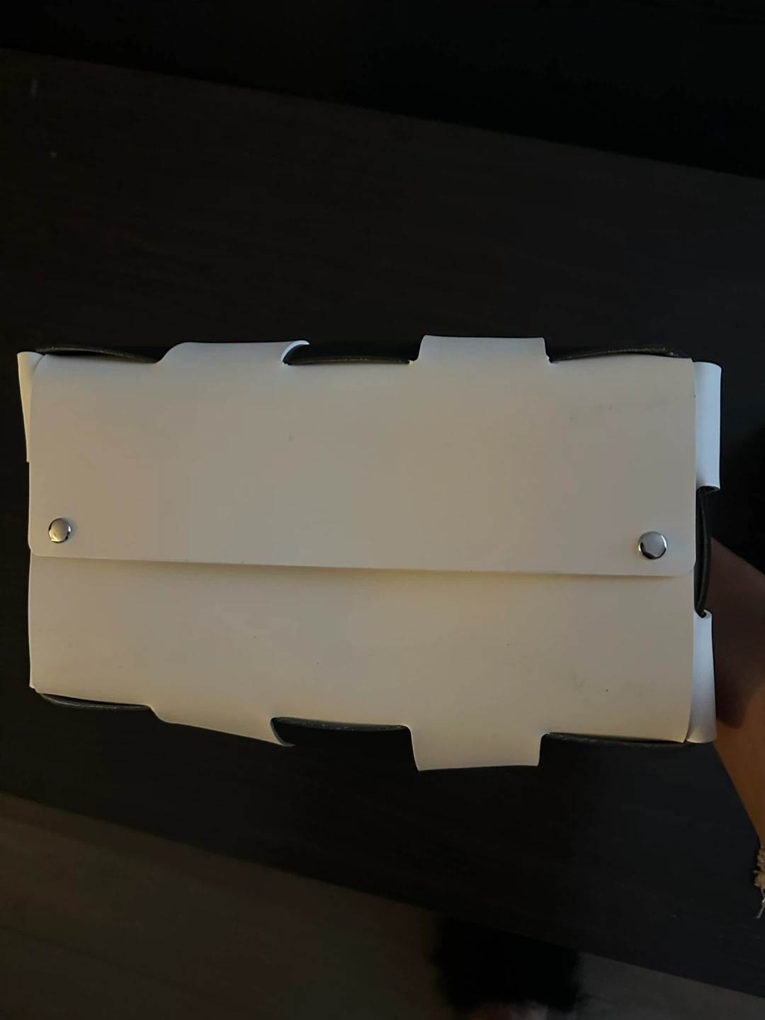 Checkered Tissue Box Holder - photo 3