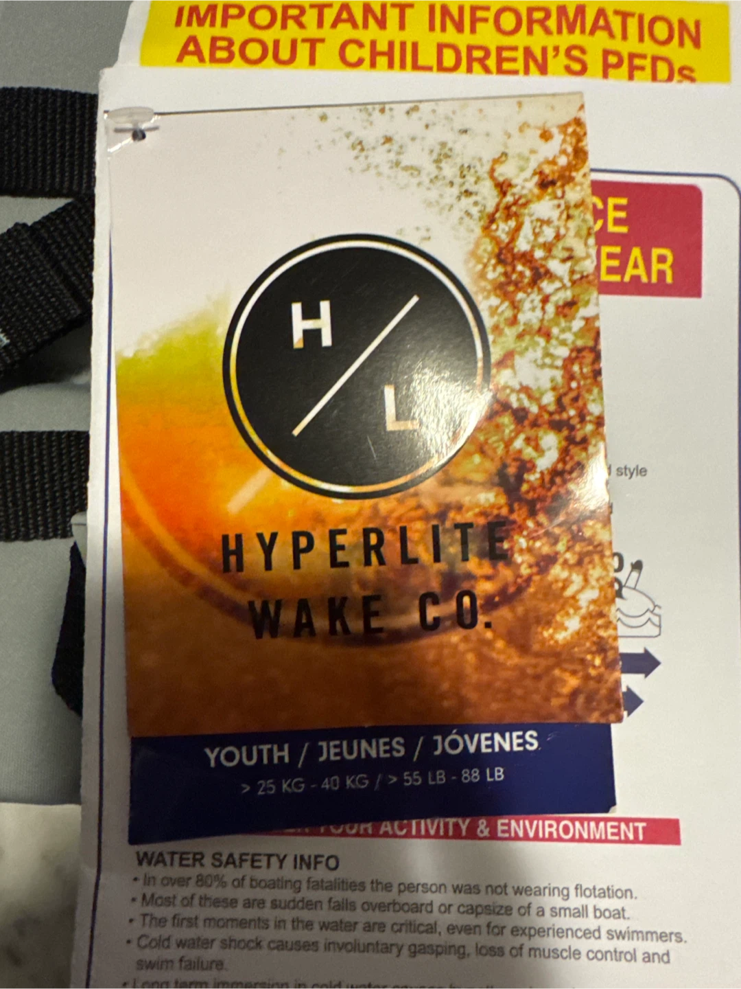 Hyperlite Wake Co. Youth Life Vest BRAND NEW - photo 4